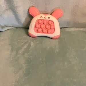 Pink and White Pop Toy for Kids